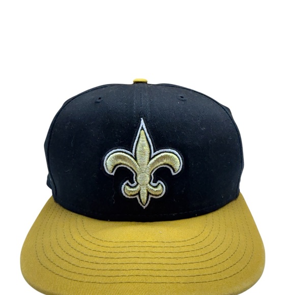 New Era Other - New Era Black and Gold Fleur-de-lis Hat